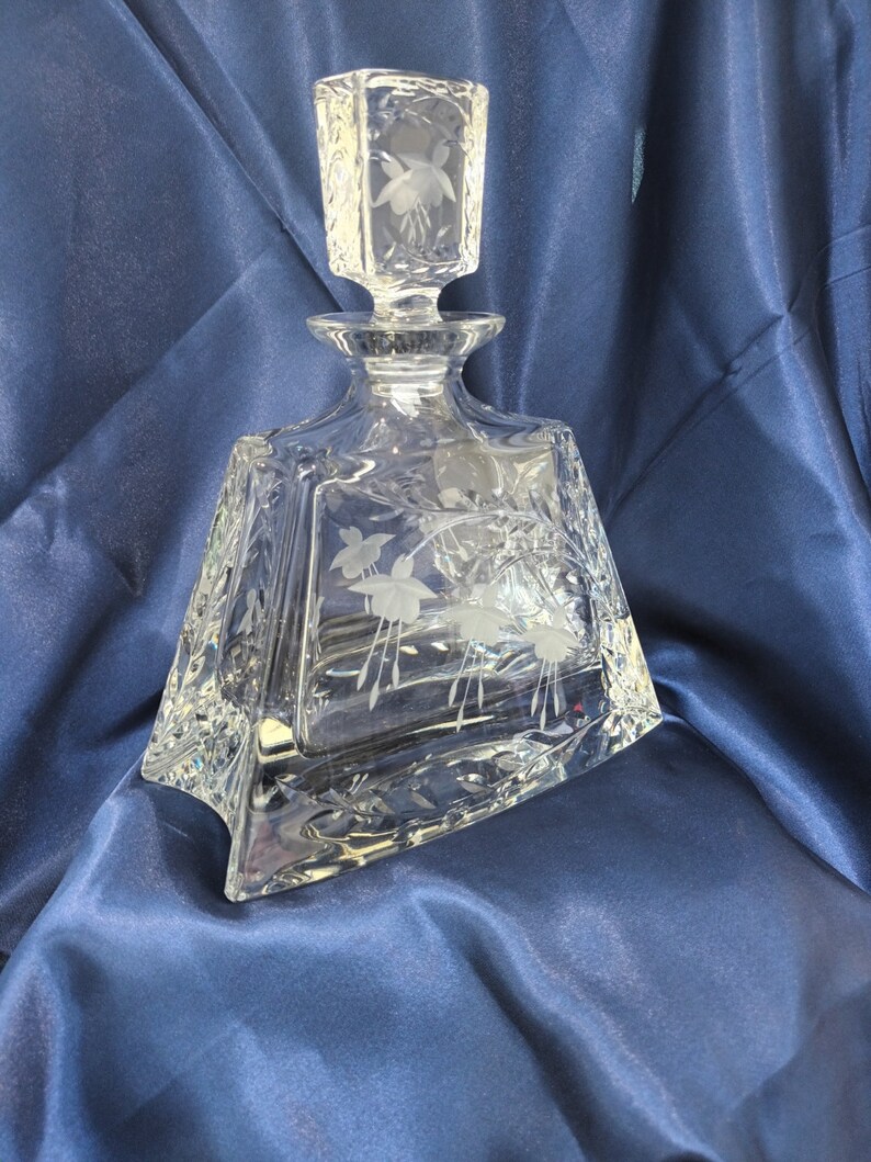 Stuart Crystal Cascade Gin Decanter Etsy