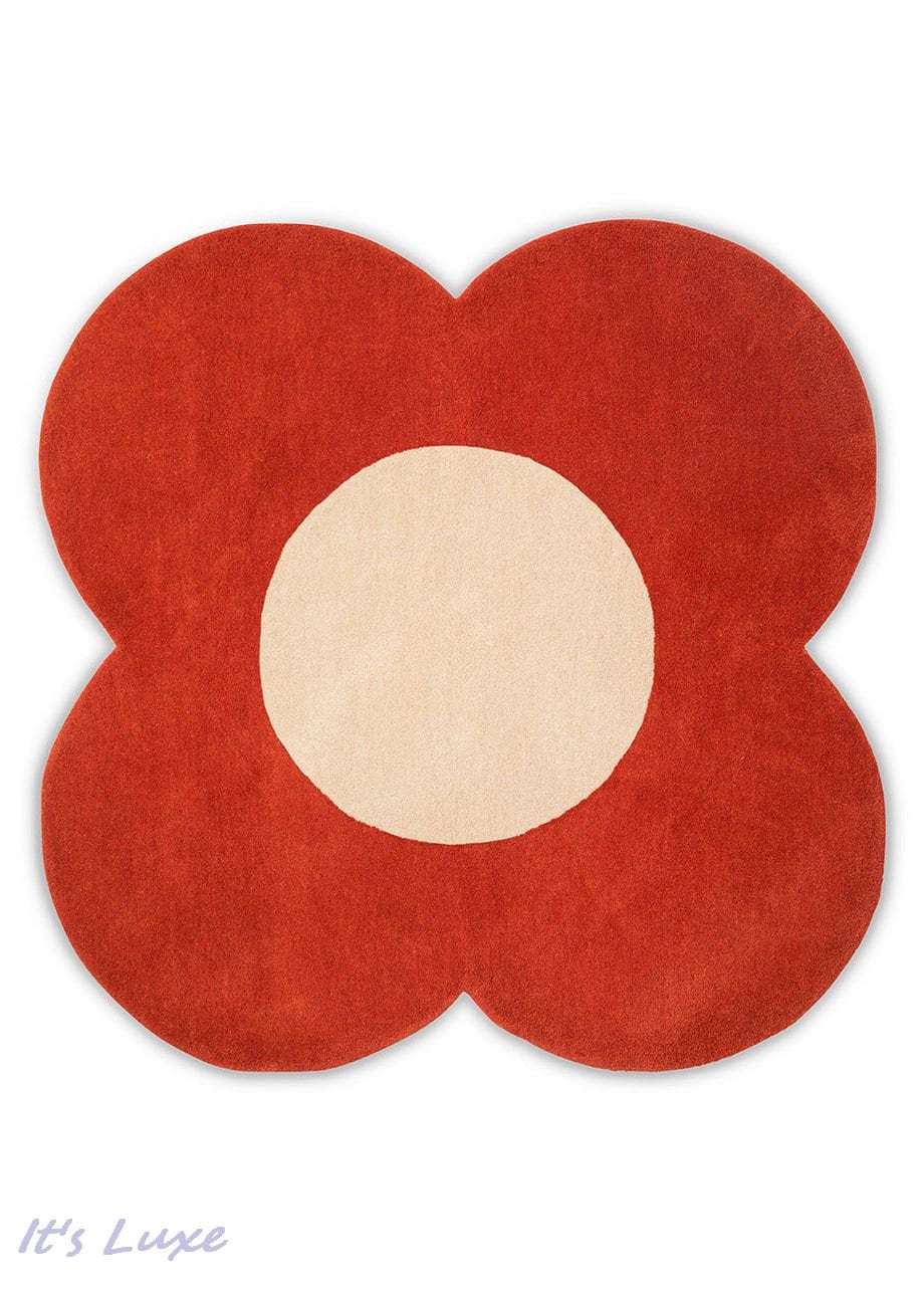 Orla Kiely Rugs Handmade Designer Scandinavian Oversize Art Etsy