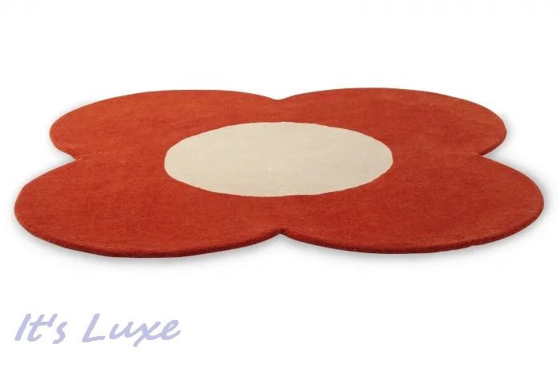 Orla Kiely Rugs Handmade Designer Scandinavian Oversize Art Etsy