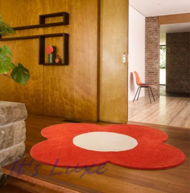 Orla Kiely Rugs Handmade Designer Scandinavian Oversize Art Etsy