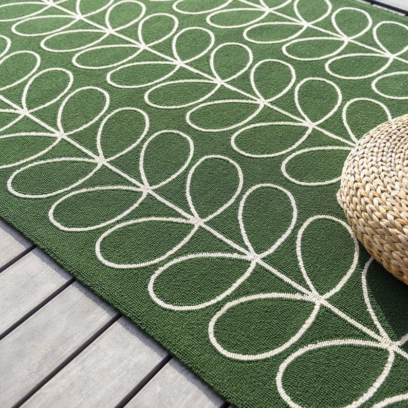 Orla Kiely Rugs Handmade Designer Scandinavian Oversize Art Etsy