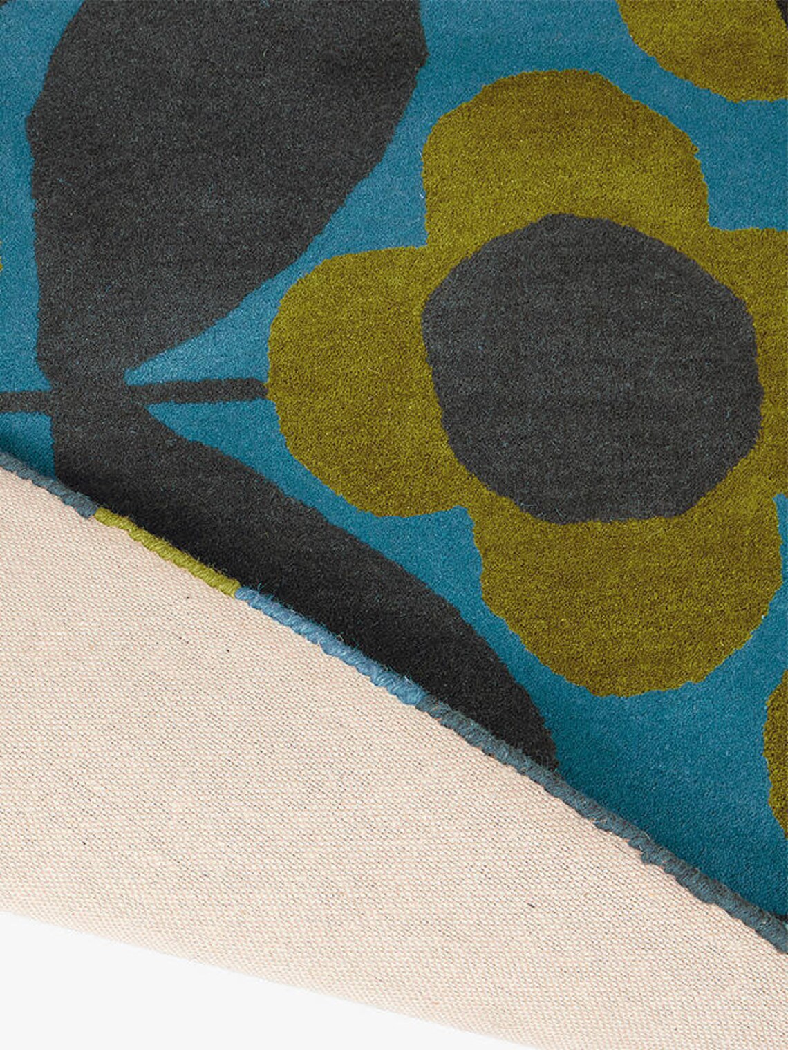 Orla Kiely Rugs Handmade Designer Scandinavian Oversize Art Etsy