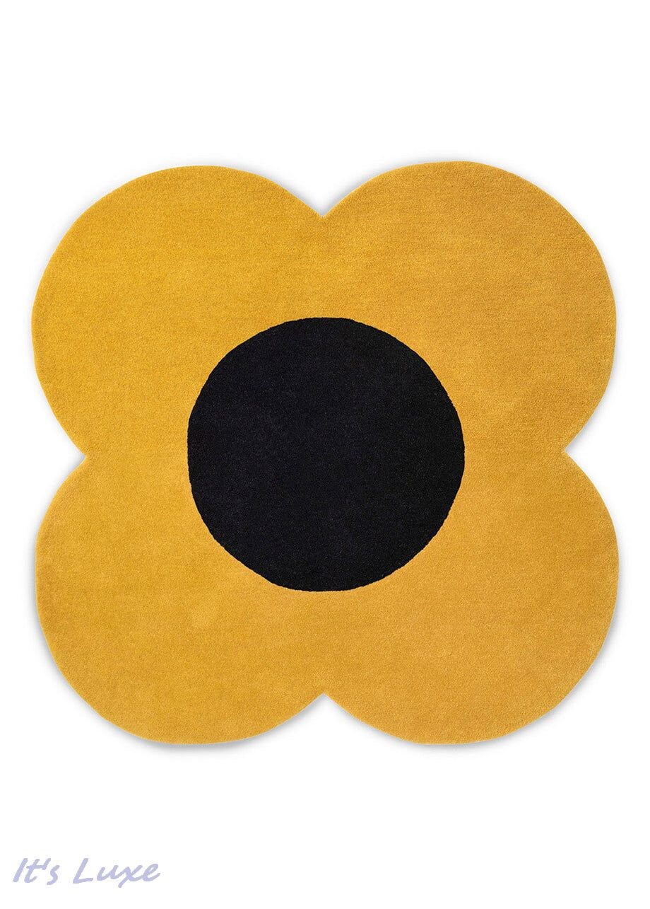 Orla Kiely Rugs Handmade Designer Scandinavian Oversize Art Etsy