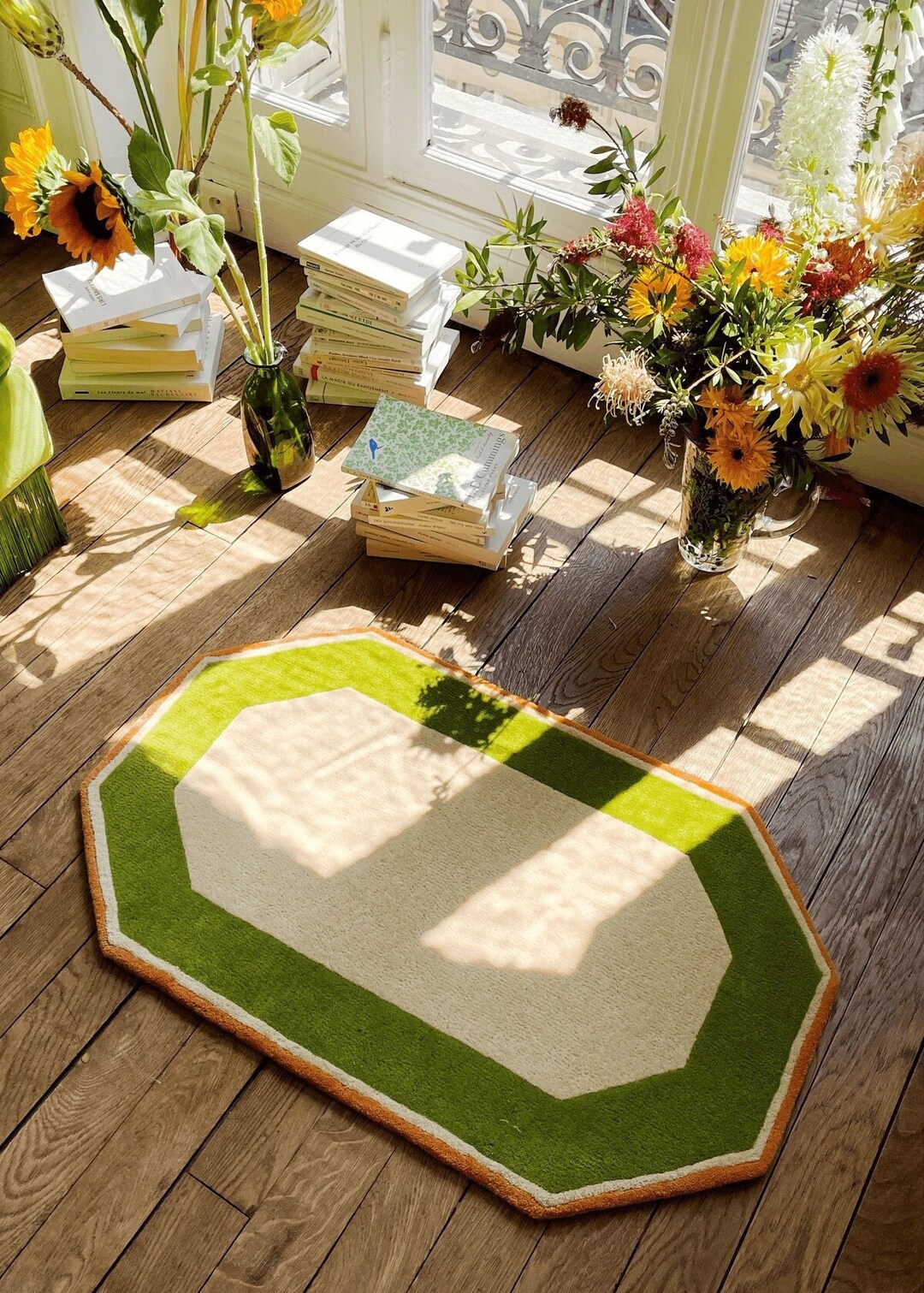 Bohemian Handmade Designer Rug Custom Carpet Contemporary Etsy