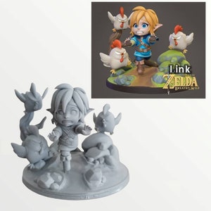 Figurka żywiczna do pomalowania LINK (ZELDA)