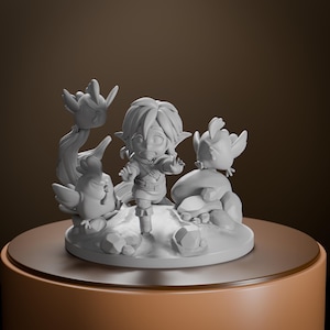 Figurine en résine à peindre LINK ( ZELDA )