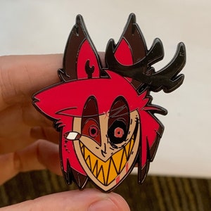 Hazbin Hotel Alastor Enamel Pin