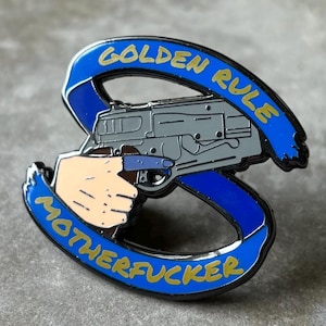 Fallout Lucy Golden Rule Enamel Pin