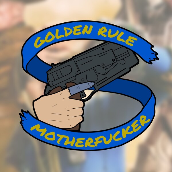 Fallout Lucy Golden Rule Enamel Pin PRE-ORDER