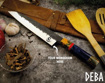 Handmade chef knife, Sharp edge and corrosion resistance material, Kitchen Gift for men | women on anniversary or Birthday, Gift for Husband