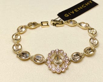 特別価格！GIVENCHY クリスタルブレスレット GIVENCHY ビジューパヴェクリスタル ブレスレット 関税☆送料込