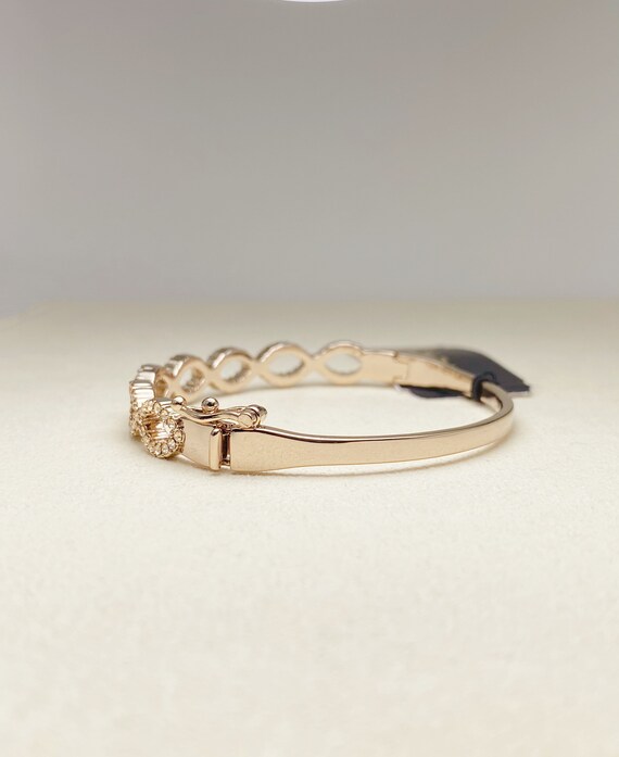 Vintage Givenchy Pavé Bangle Bracelet(6316), Gift for Wife