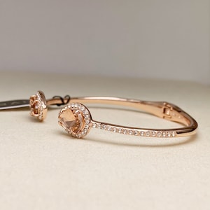 VINTAGE Givenchy Pear Crystal & Stone Cuff Bracelet, gift for wife, gift for girlfriend,Valentines Day Gift