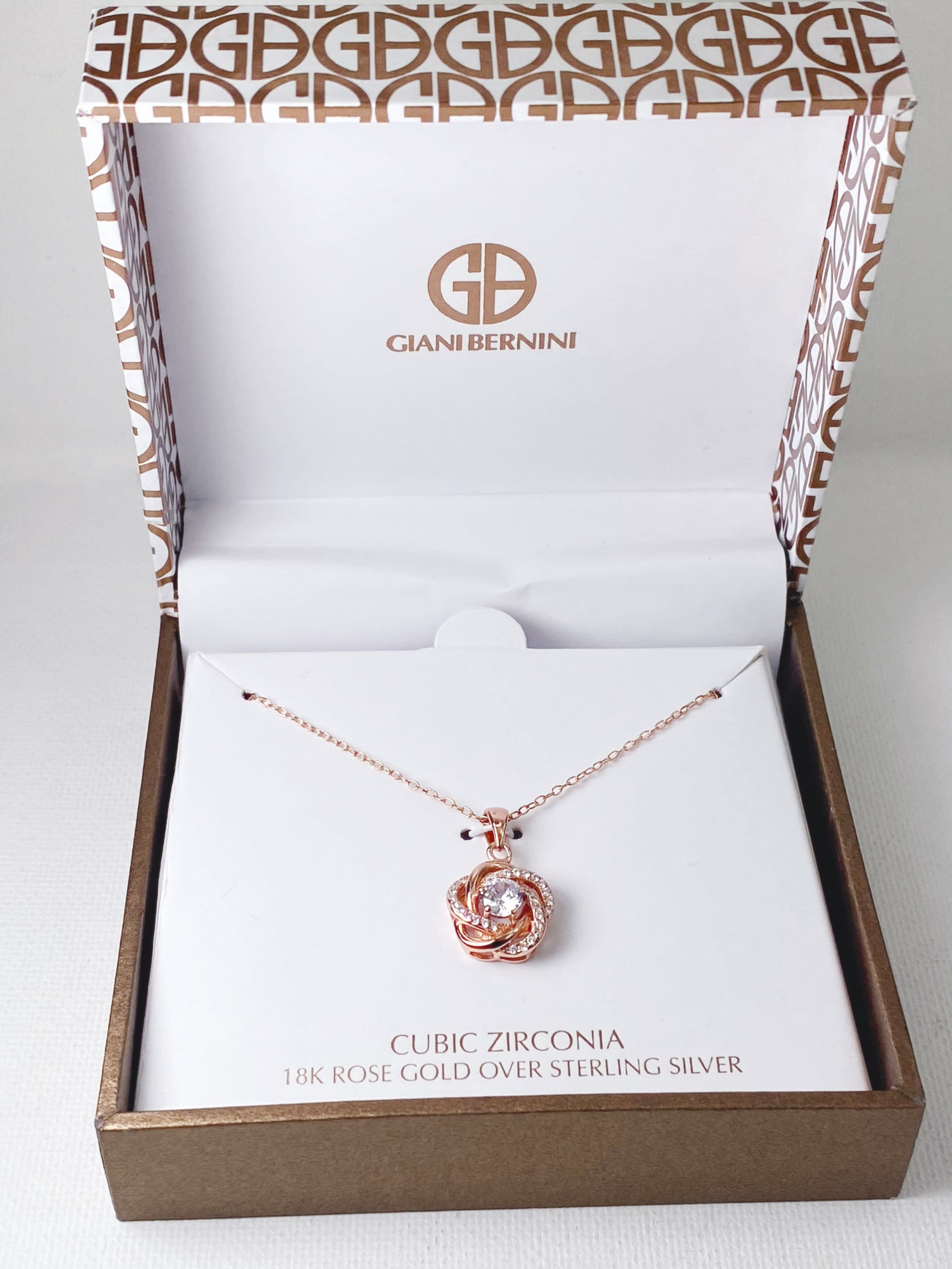 Giani Bernini Cubic Zirconia Heart Pendant Necklace In Sterling