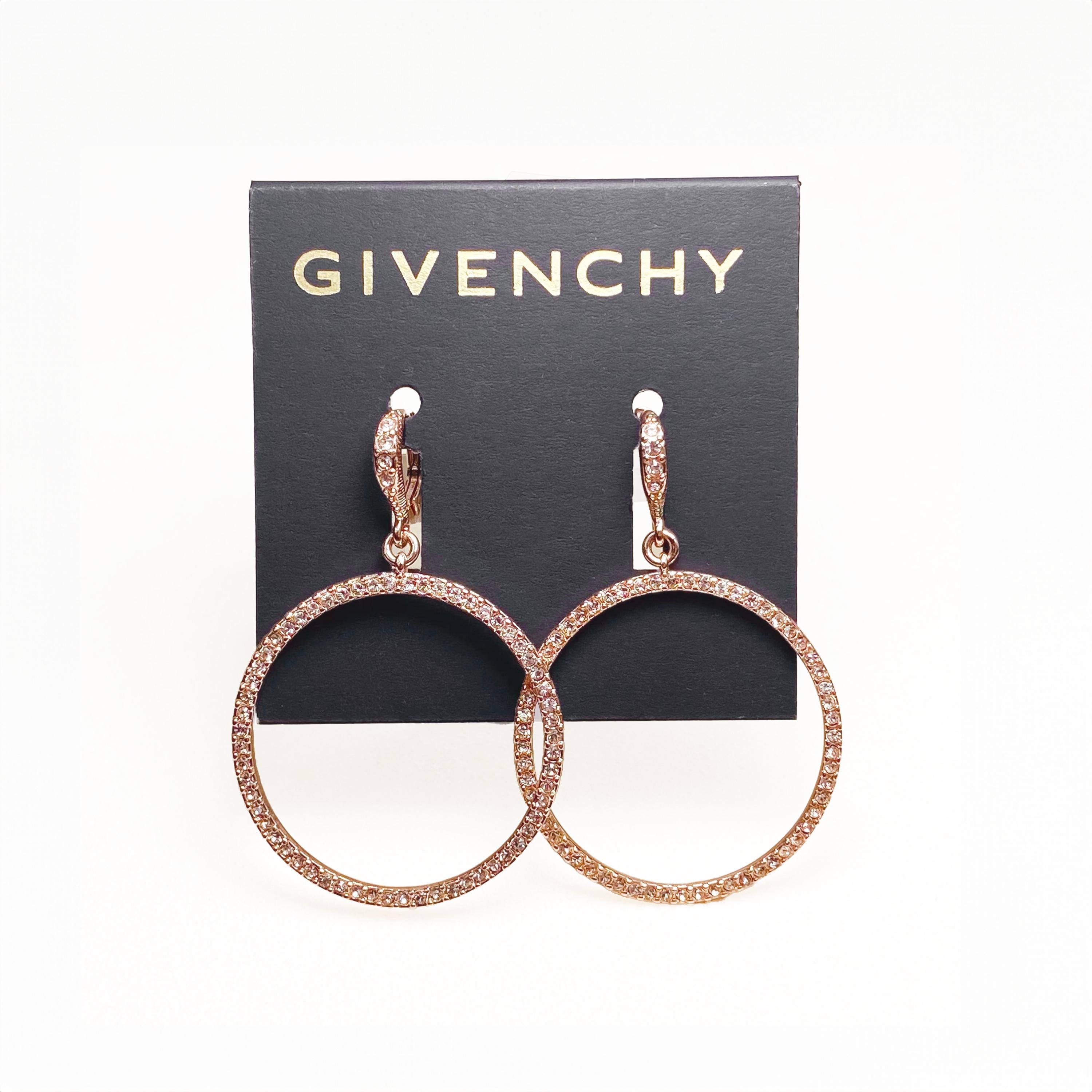 Givenchy hoop earrings discount