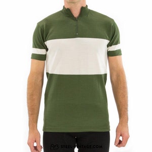 Classic Cycling Green Jersey 1970s