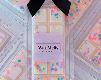 Birthday Cake Wax Melts  | Snap Bars | Highly Scented | Handmade | soy wax | Birthday Gift | Sweet | Vanilla | Buttercream | Sweet | White