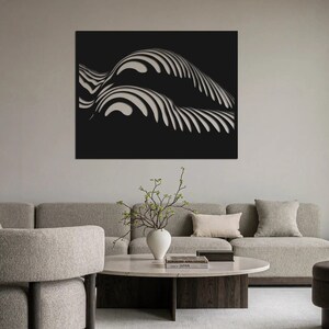 Modern Female Silhouette Artwork, Modern Wall Decor, Minimalist Art, Minimalist Art Silhouette, Contemporary Home Decor, Housewarming Gift
