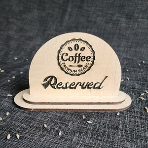 Reserved Table Sign, Wooden Reserved Sign, Reserve Restaurant Sign,  Reserved Wedding Sign, Restaurant Decor