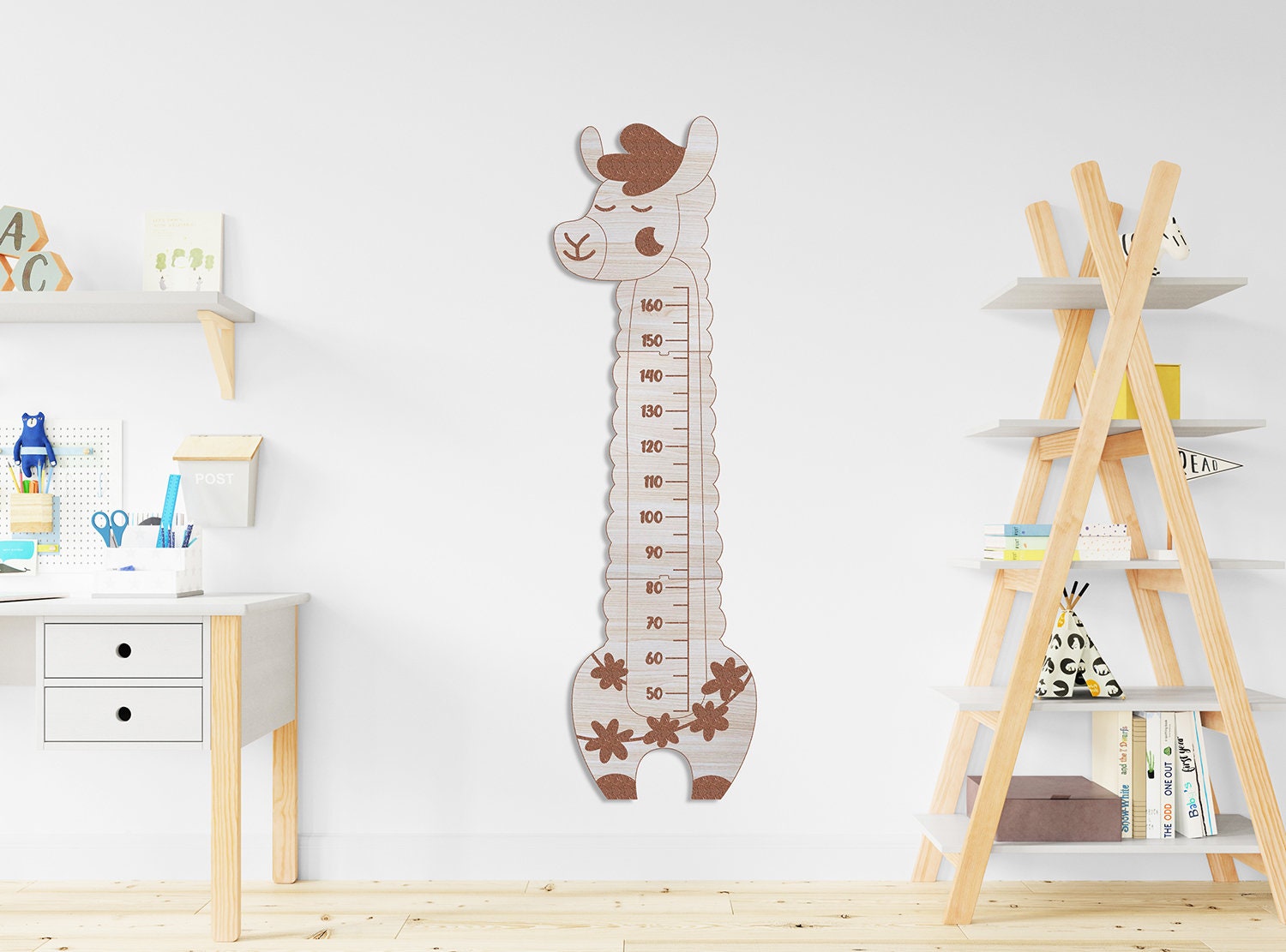 Wooden Height Chart Ruler Nursery Design Kid Rooms Gifts for Etsy