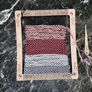 Customizable Loom Kit - Complete Weaving Kit - Beginner&#39;s Weaving Set - Loom Starter Pack - Artisan Loom Kit