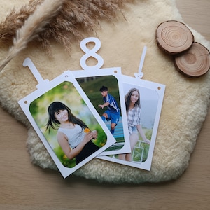 18.Geburtstag Girlande Foto, personalisierbar, Dekoration, Wimpel Kette, Fotowand, Premium, Geschenk, Karton, Plotter, Foto, Meilenstein
