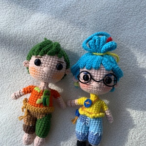 It Takes Two May and Cody Crochet Dolls