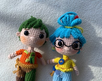 It Takes Two May and Cody Crochet Dolls