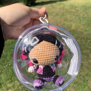 Valorant Clove Character Amigurumi - Handmade Crochet Doll, Clove Crochet Doll