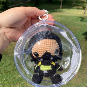 Handmade Viper Amigurumi Doll: Valorant Agent Crochet Toy (10 cm / 4 inches)