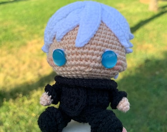 Handmade Gojo Satoru Sculpture - Jujutsu Kaisen Polymer Clay