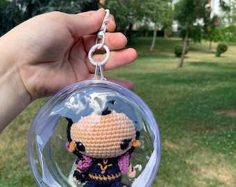 Handgemachte Reyna Valorant Häkelpuppe: Gamer Geschenk, 11 cm Figur