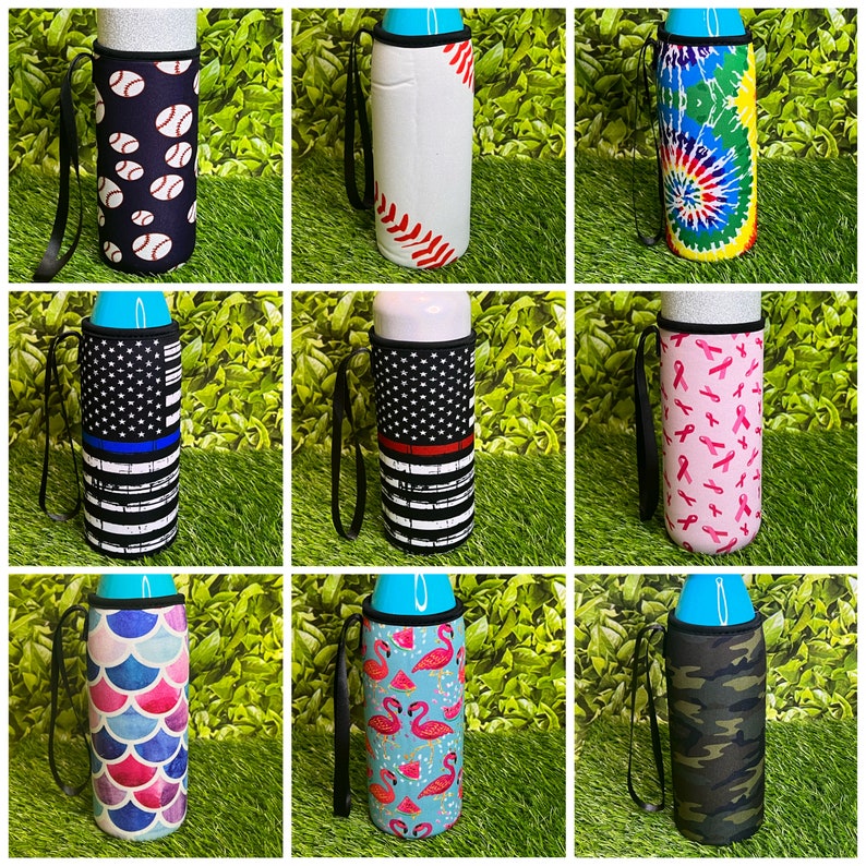 Water Bottle Sleeve With Wrist Strapread DESCRIPTION Etsy