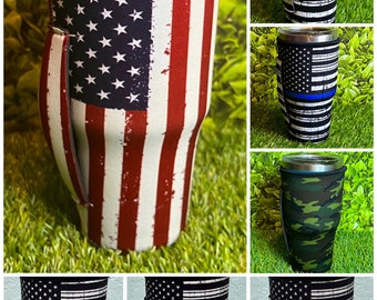 Flag/Service 30oz Tumbler Sleeve***READ COMPLETE DESCRIPTION