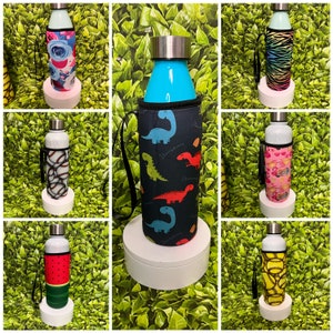 New Neoprene Water Bottle Holder with Strap**READ DESCRIPTION THOROUGHLY