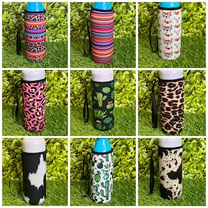 Neoprene Water Bottle Holder with Strap**READ DESCRIPTION THOROUGHLY