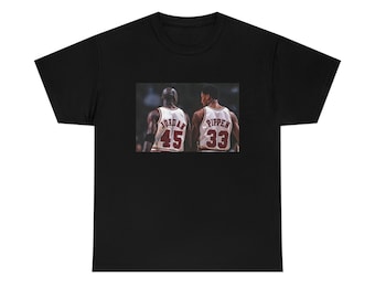 Michael Jordan Scottie Pippen T Shirt, Chicago Bulls 90s, NBA MVP Trophy Jordan Vintage Tshirt, Basketball Star, The Last Dance Tee Shirt