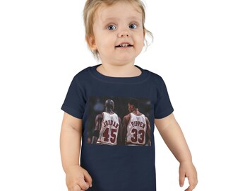 Toddler Michael Jordan Scottie Pippen T Shirt, Chicago Bulls 90s, NBA MVP Trophy Jordan Vintage Tshirt, Basketball Star The Last Dance Shirt