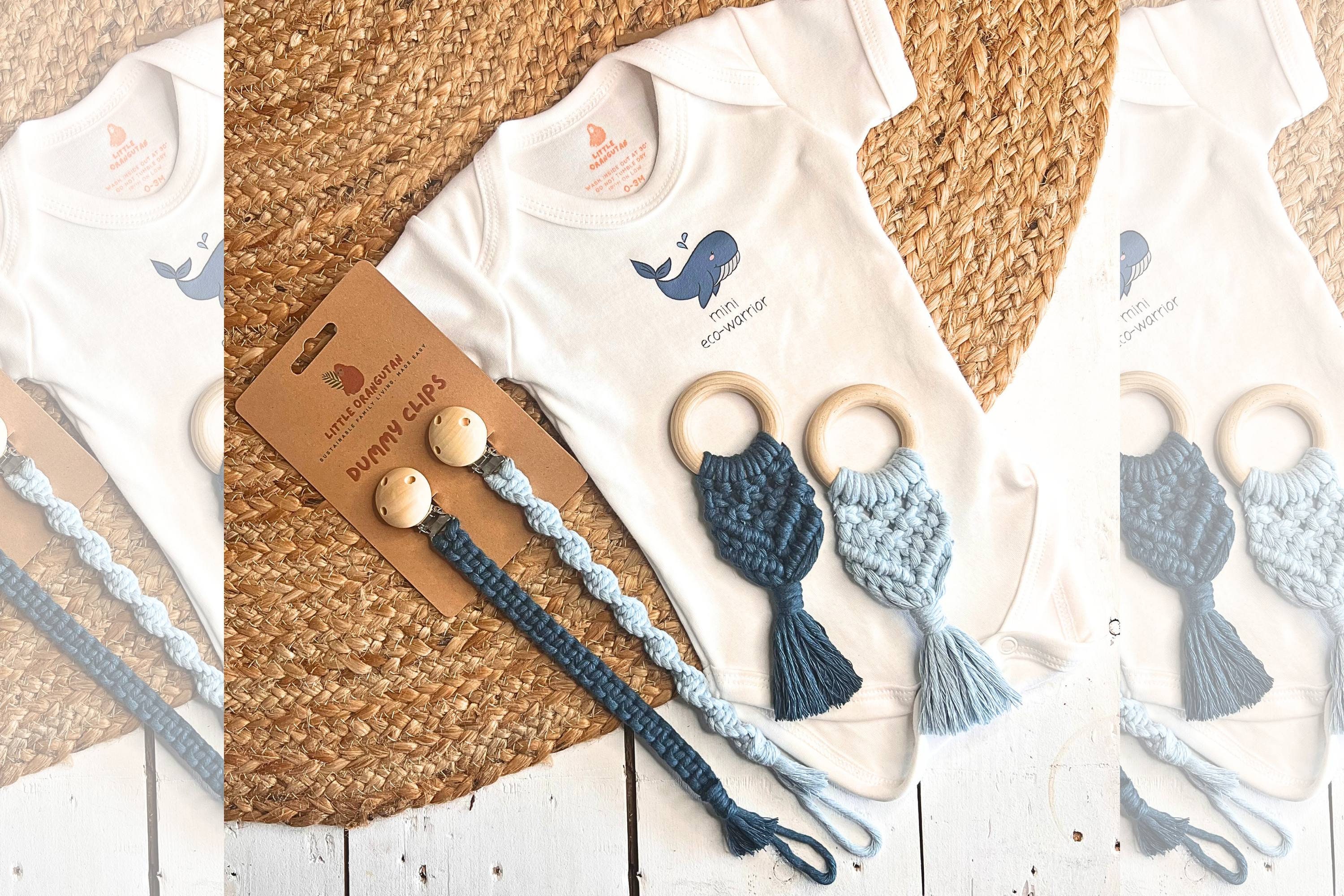 Mini Eco Warrior Baby Gift Set | New baby gift | Newborn present | Baby shower gift | Sustainable baby gift | Vegan baby gift