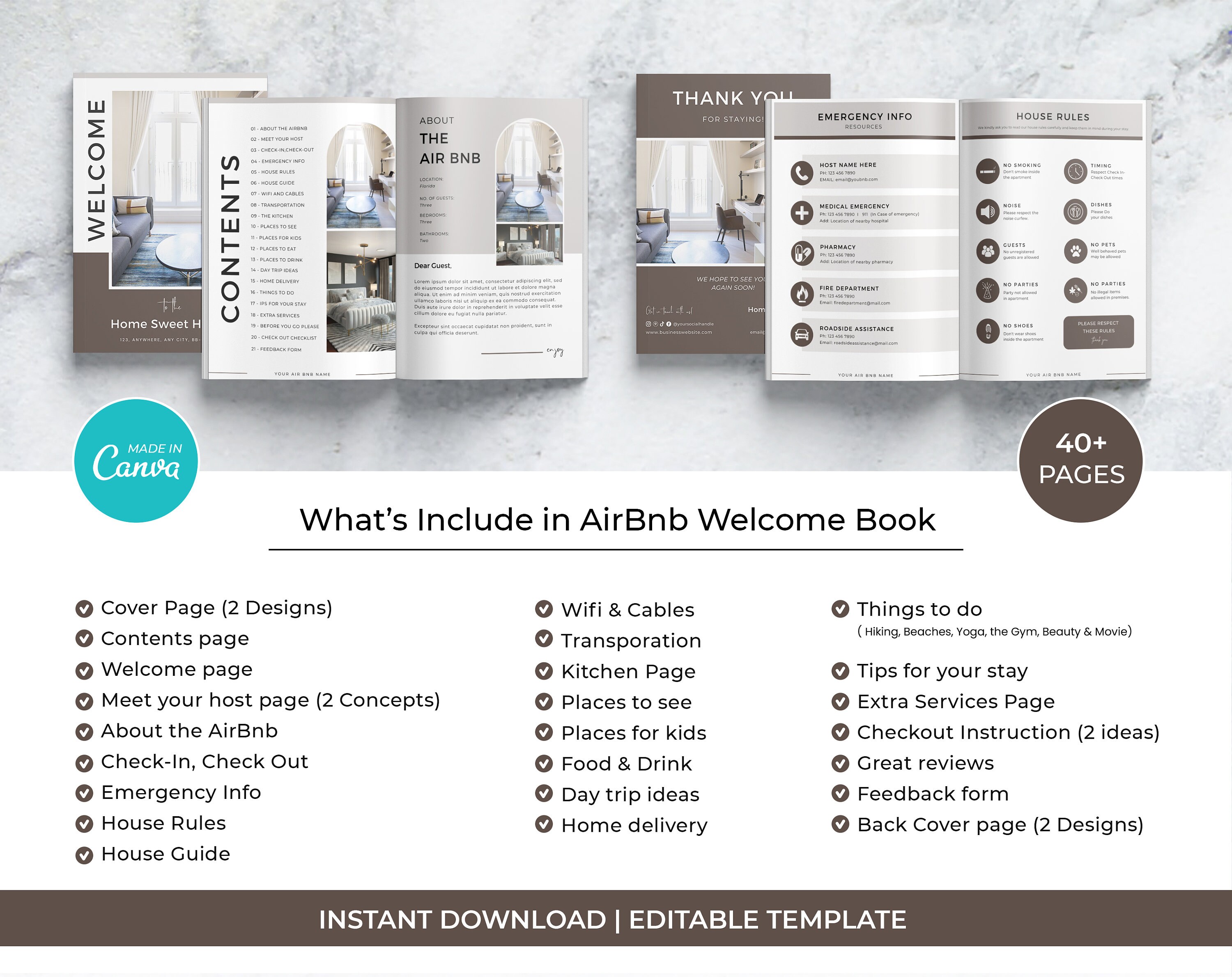 airbnb welcome book template canva airbnb welcome book template canva