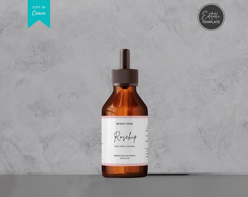 Editable Dropper Bottle Label Template Custom Dropper Bottle Etsy Editable Dropper Bottle Label Template Custom Dropper Bottle Etsy
