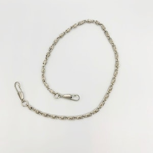 Men&#39;s White Metal Watch Chain