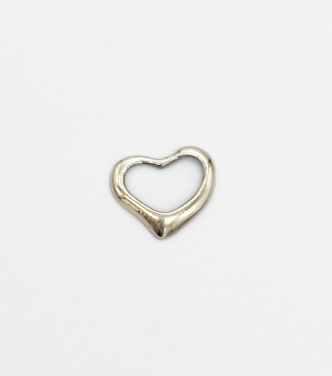 Sterling Silver Openwork Heart Pendant Necklace