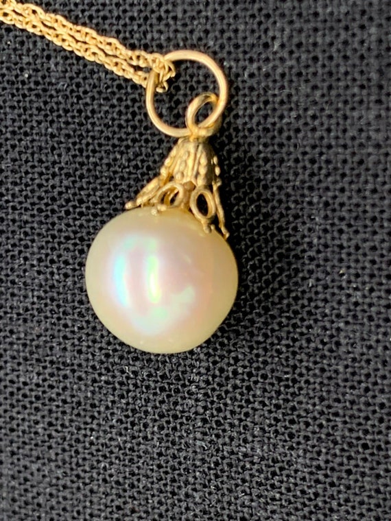 10mm Fresh Water Pearl Necklace - image 5