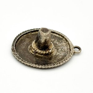Sterling Silver Sombrero Charm