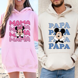 Custom Disney Mama Hoodie, Retro Minnie Mouse, Mothers Day Gift 画像 2