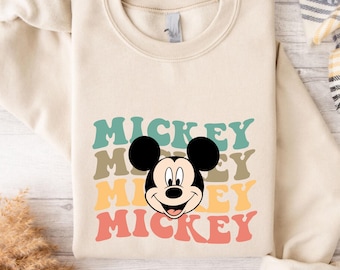 Mickey Mouse Sweatshirt, Retro Disney Vacation Sweater