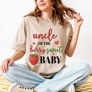 Personalizable Berry Sweet Baby Shirt: Family Matching Birthday T-shirt image 10