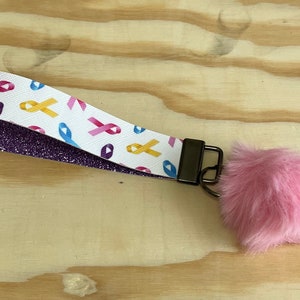 Awareness & More Wristlet Keychain