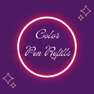 Set di ricariche per penne colorate, ricariche di inchiostro multicolore per journaling e agende, ricariche in gel per scrittura fluida, idea regalo di cancelleria